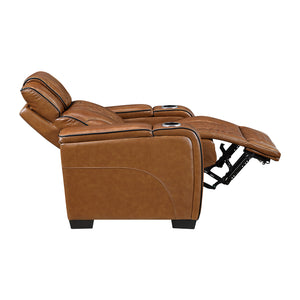 Leather Match Power Reclining Chair
