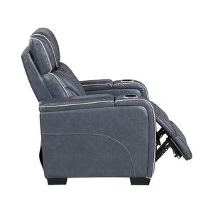 Leather Match Power Reclining Chair