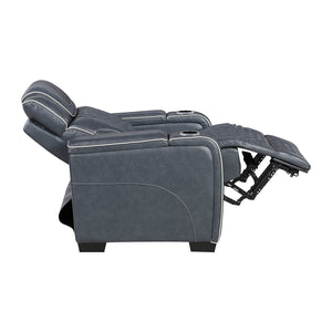 Leather Match Power Reclining Chair