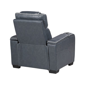 Leather Match Power Reclining Chair
