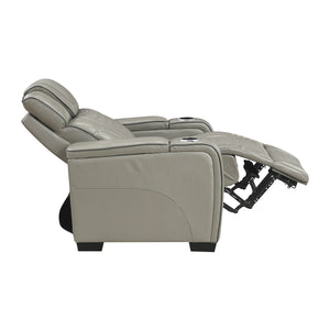 Leather Match Power Reclining Chair