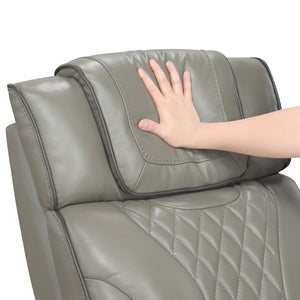 Leather Match Power Reclining Chair