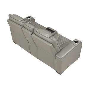Leather Match Power Reclining Loveseat