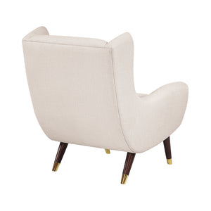 Textured Fabric Accent Chair