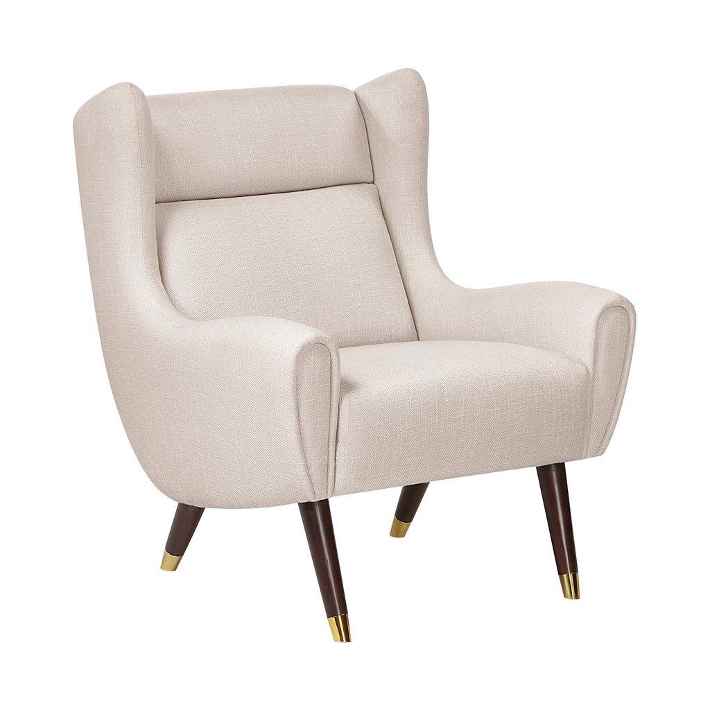 Textured Fabric Accent Chair