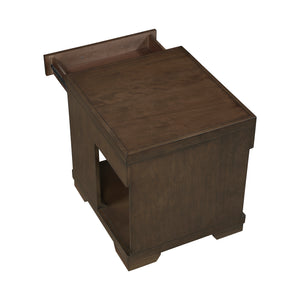 Wood End Table