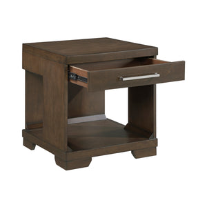 Wood End Table