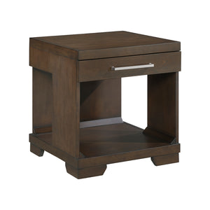 Wood End Table