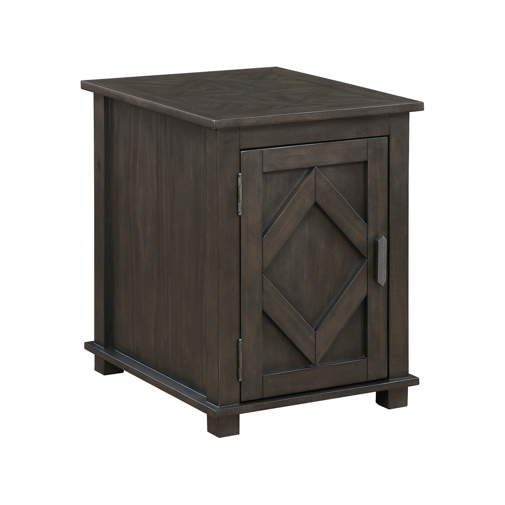 Wood Chairside Table