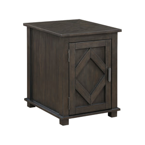 Wood Chairside Table
