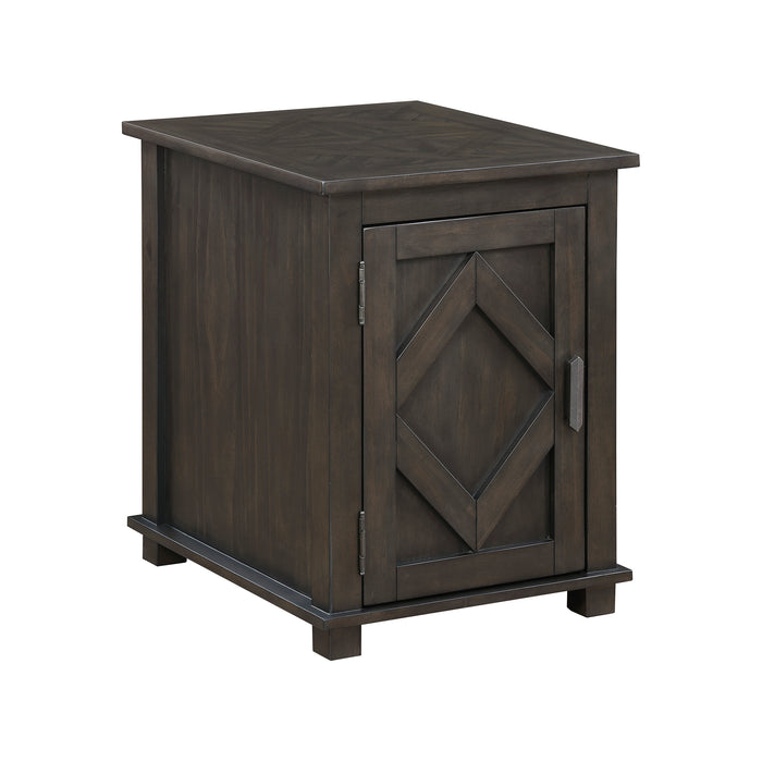 Wood Chairside Table