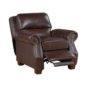 Leather Push Back Reclining Chair