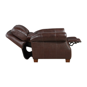 Leather Push Back Reclining Chair