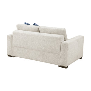 Textured Microfiber Living Room Loveseat