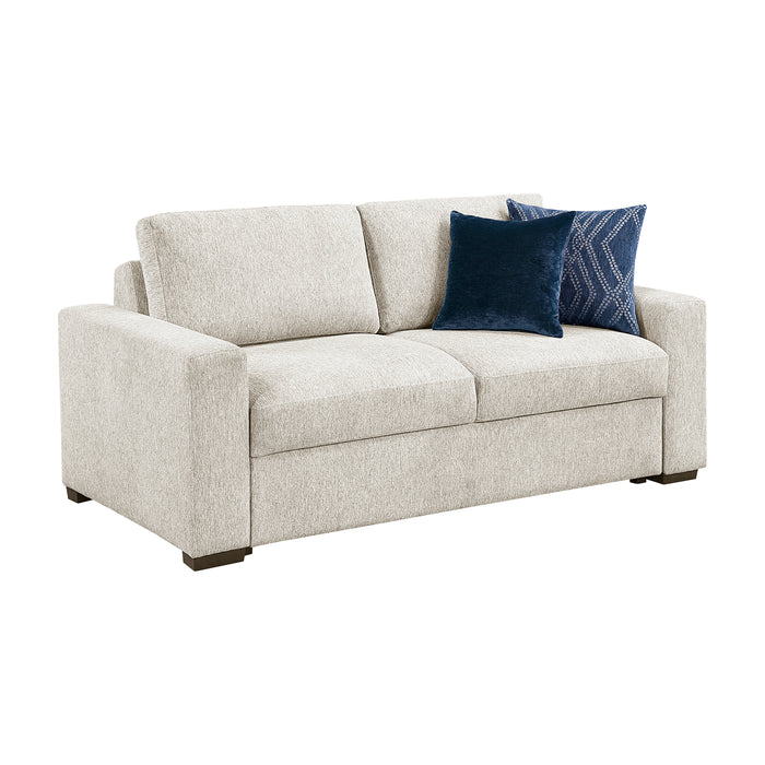 Textured Microfiber Living Room Loveseat