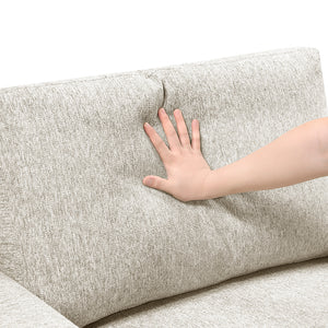 Textured Microfiber 4-Piece Sectional with Reversible Chaise and Pull-out Bed