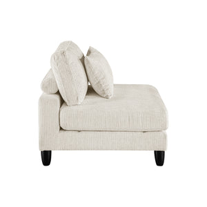 Textured Microfiber Armless Chair