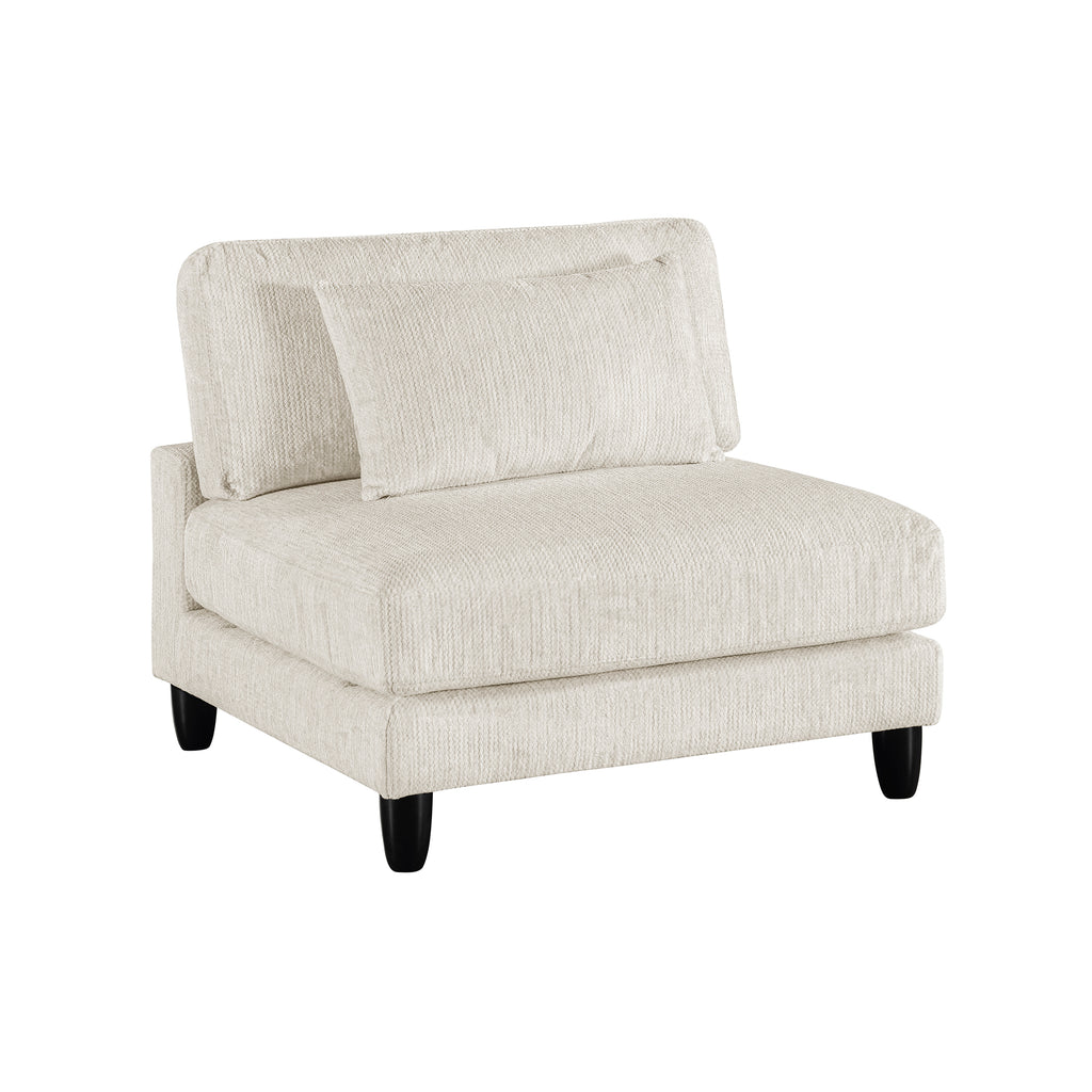 Textured Microfiber Armless Chair