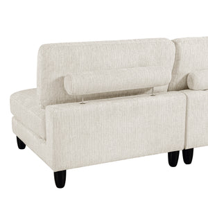 Textured Microfiber Corner Seat