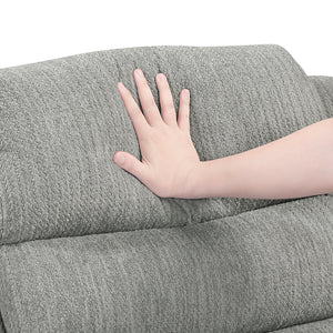Textured Microfiber Manual Swivel Glider Reclining Chair