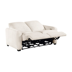 Chenille Power Double Reclining Loveseat
