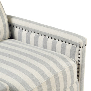 Textured Fabric Push Back Reclining Chair
