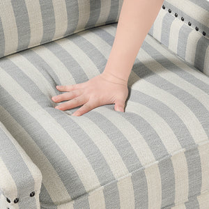 Textured Fabric Push Back Reclining Chair