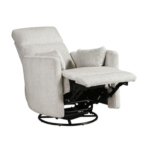Microfiber Swivel Glider Reclining Chair