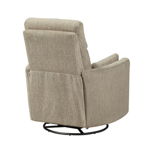 Microfiber Swivel Glider Reclining Chair