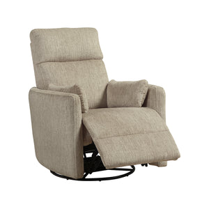 Microfiber Swivel Glider Reclining Chair