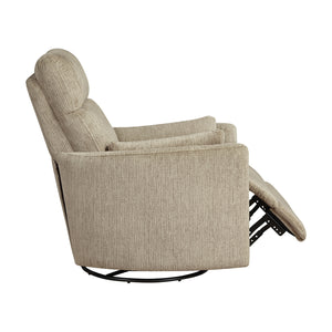 Microfiber Swivel Glider Reclining Chair