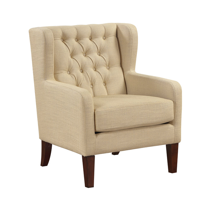 Textured Fabric Accent Chair