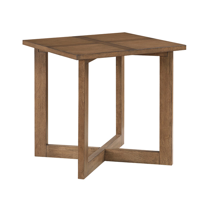 Wood End Table