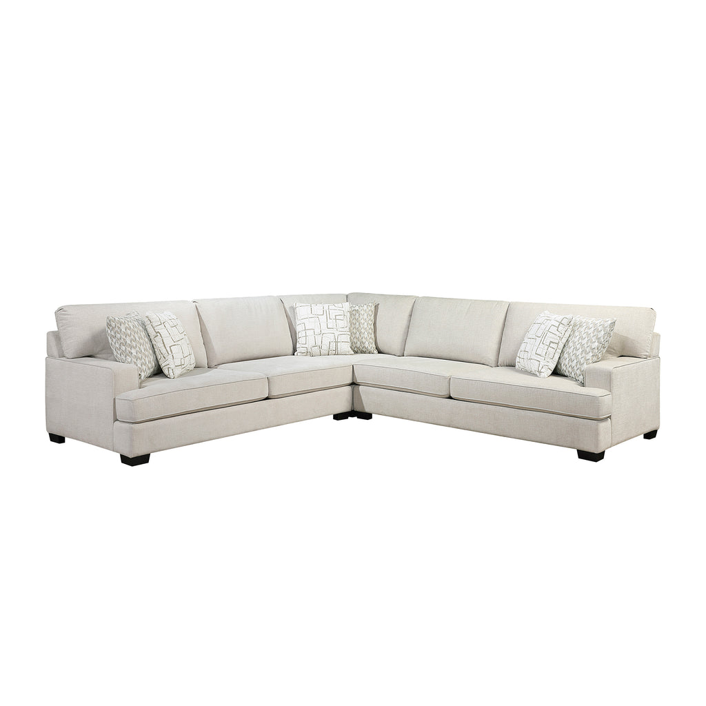 Chenille Fabric Sectional