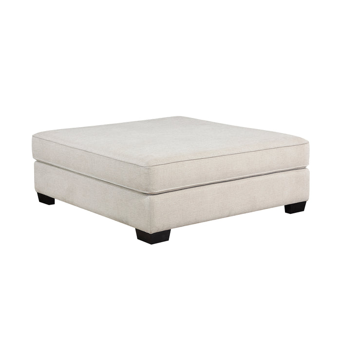 Chenille Fabric Ottoman