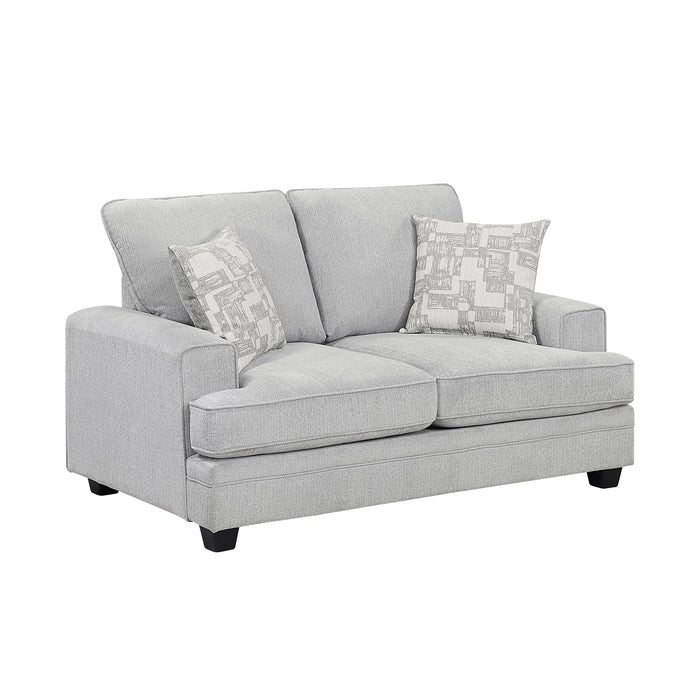 Chenille Fabric Living Room Loveseat