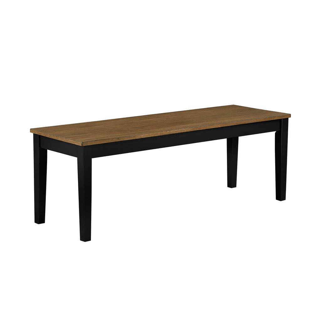 2-Tone Finish Dining Bench
