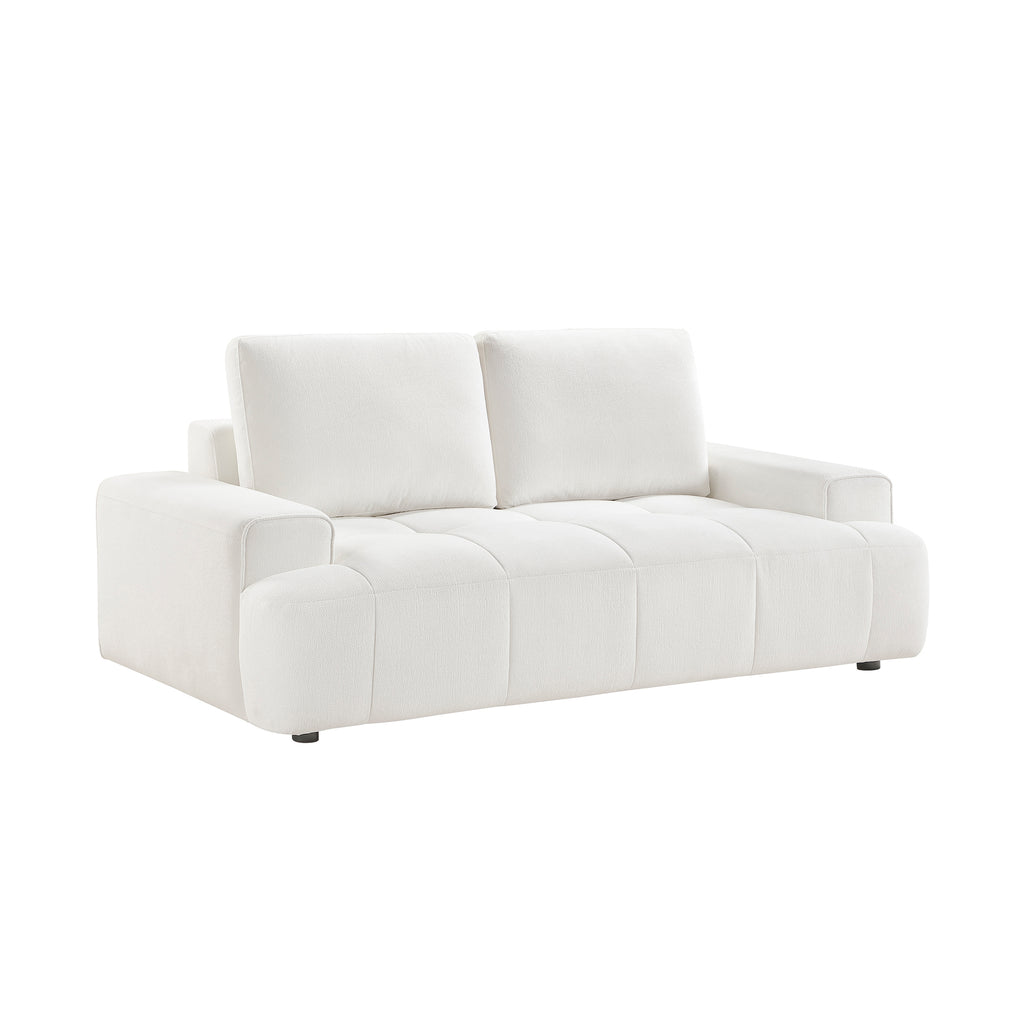 Chenille Fabric Living Room Loveseat