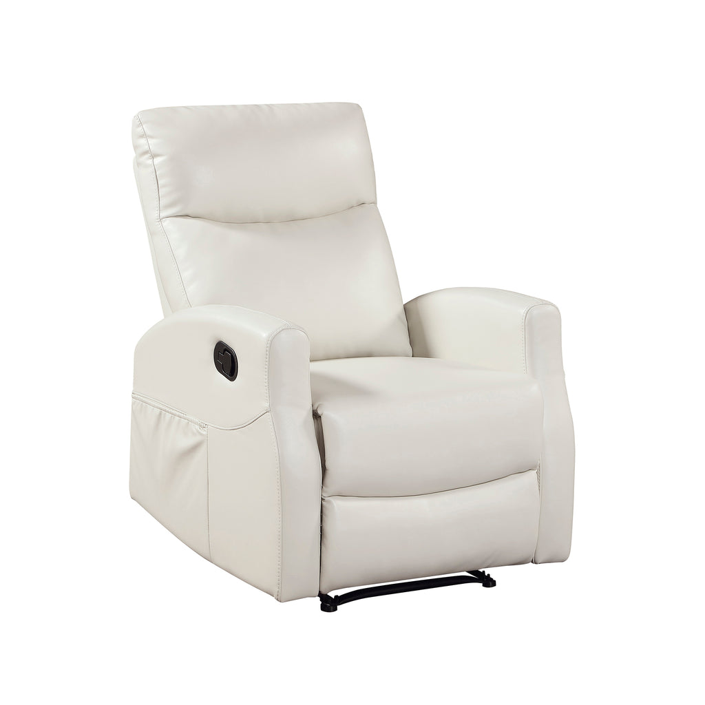 Faux Leather Manual Reclining Chair