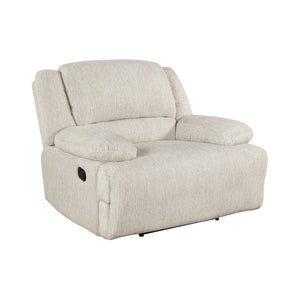 Textured Microfiber Manual Reclining Chair