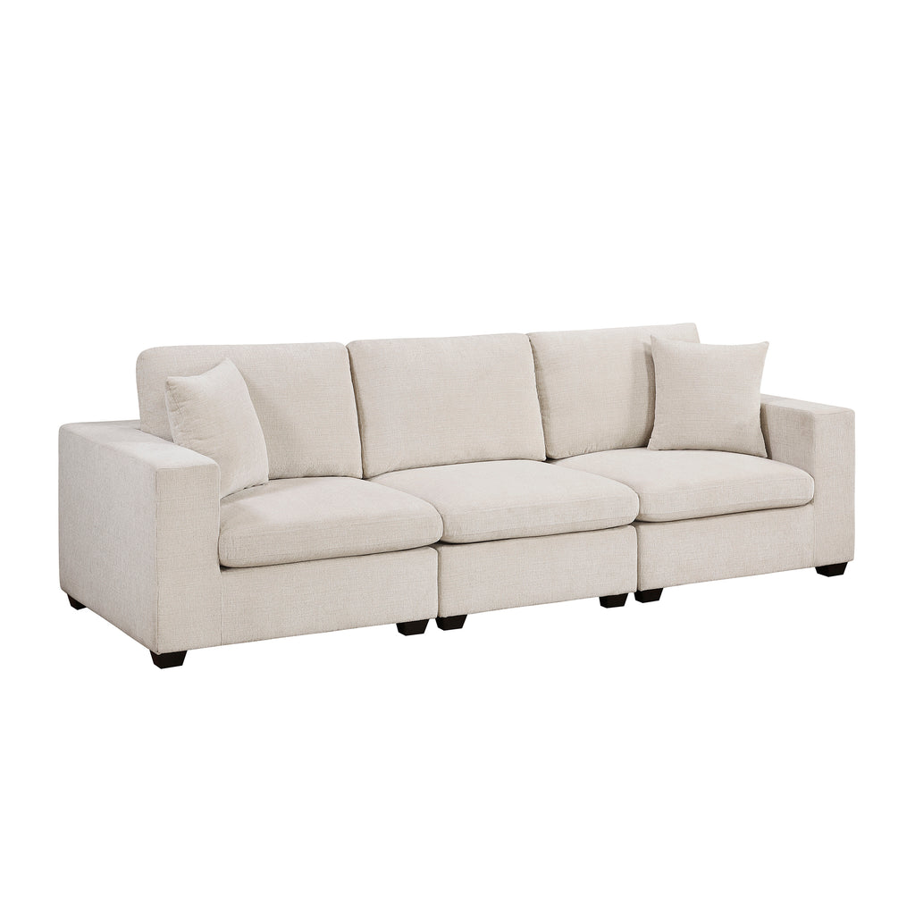 Chenille Fabric Living Room Sofa