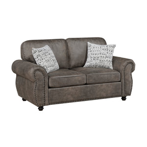 Microfiber Fabric Living Room Loveseat