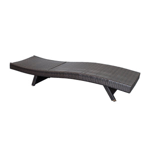 Powder Coated Aluminum Frame Outdoor Chaise Lounger