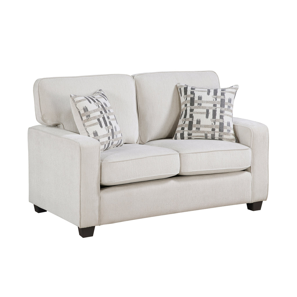 Chenille Fabric Living Room Loveseat