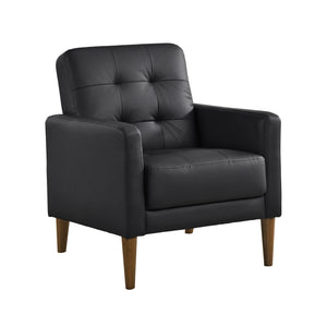 Leather Match Accent Chair