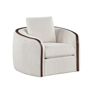 Chenille Fabric Swivel Chair