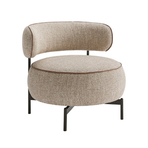 Chenille Fabric Swivel Chair