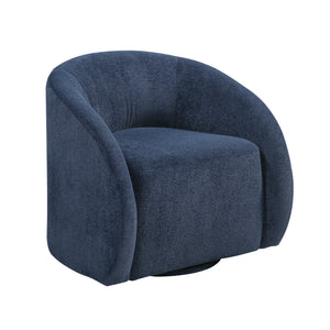 Textured Microfiber Swivel Chair