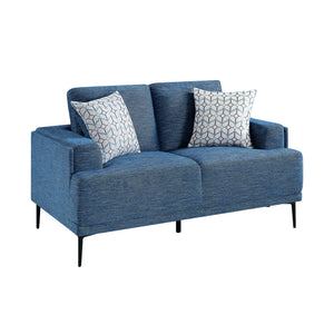 Chenille Fabric Living Room Loveseat