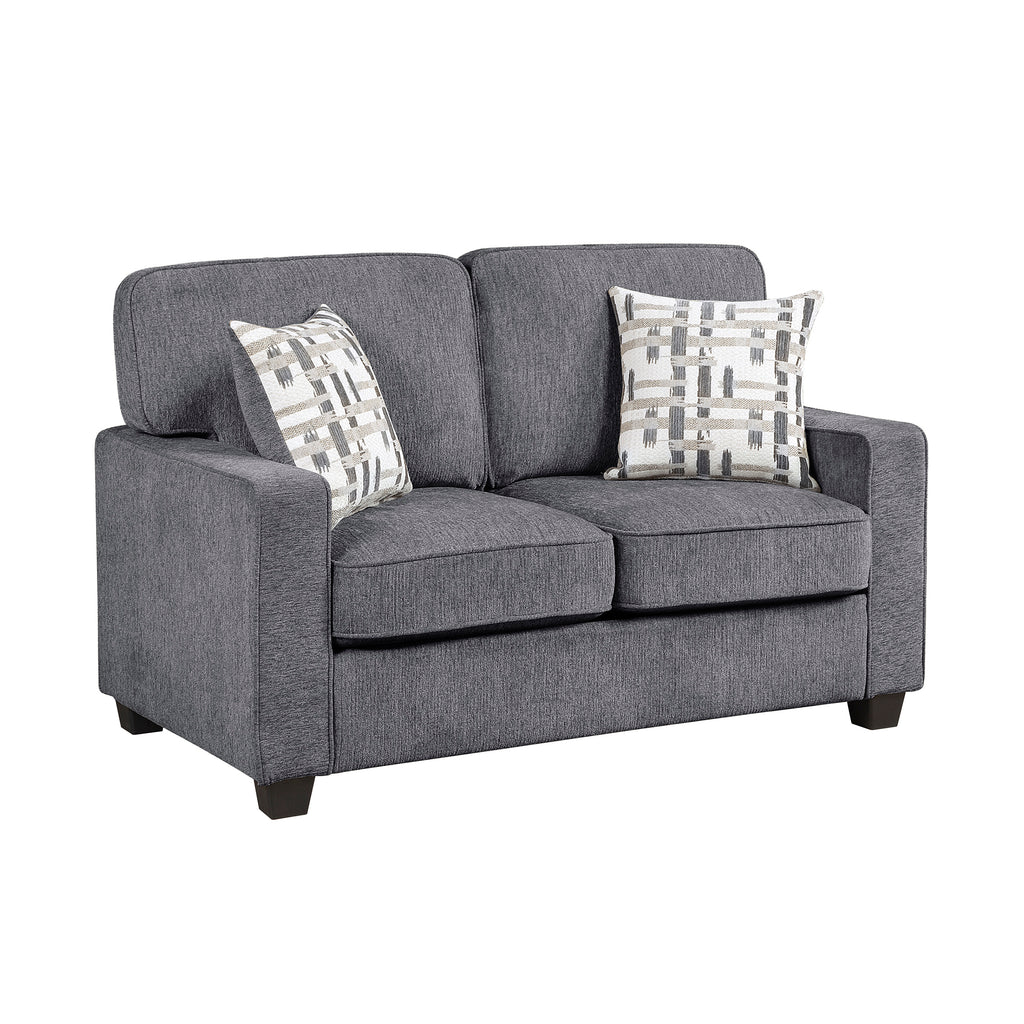 Chenille Fabric Living Room Loveseat